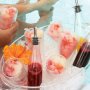 Iced fruit slushies