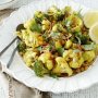 Indian spiced cauliflower and broccoli salad