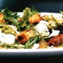 Italian salad with panettone croutons