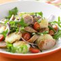 Italian sausage, potato and rocket salad