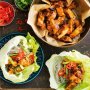 Korean chilli pork lettuce cups