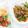 Lamb and pine nut meatballs with parsley salad