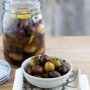 Lemon and chilli marinated olives