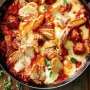 Loaded meatballs with eggs