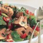 Marinated mushroom & tomato salad