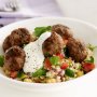 Meatballs with couscous salad