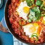 Mexican eggs with potato hash