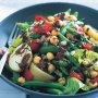 Middle Eastern chickpea and vegetable salad