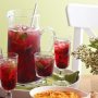 Mixed berry and apple punch