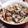 Mixed mushroom and thyme risotto
