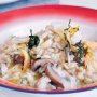 Mixed mushroom risotto with garlic, lemon & sage oil