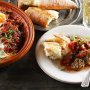 Moroccan meatball and egg tagine