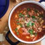 One-pot hearty ham and bean soup