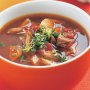 Osso buco soup with gremolata
