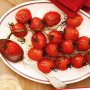 Oven-roasted tomatoes with wild herb salt
