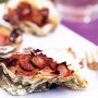 Oysters with balsamic & pancetta