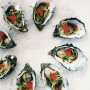 Oysters with Japanese dressing