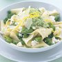 Pappardelle with ricotta, peas and broad beans