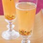 Passionfruit Champagne cocktails