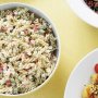 Pasta and egg salad