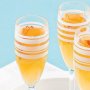 Peach and champagne bellini