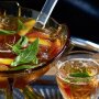 Peachy Pimms & ginger beer punch