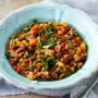 Pearl barley and smoked paprika minestrone soup