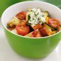 Penne with roast vegetables & herbed ricotta