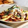 Penne with swiss brown mushrooms, pancetta & sage