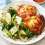 Peri-peri chicken with quinoa and lemon salad