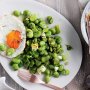 Persian broad beans with dill, feta & fried eggs