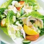 Poached chicken salad