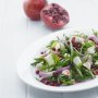 Pomegranate and mixed green salad