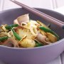 Pork, pineappple and noodle stir fry