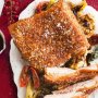 Pork belly with roasted fennel and apples