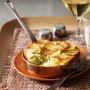 Potato-topped snapper and fennel pies