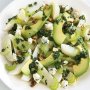 Potato and avocado salad with mixed herb dressing