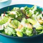 Prawn, avocado and Asian lettuce salad