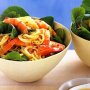 Prawn and noodle salad with Thai dressing
