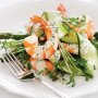 Prawn & asparagus salad