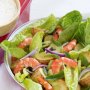 Prawn salad with herb dressing