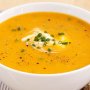 Pumpkin and chive soup
