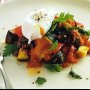 Ratatouille with poached egg