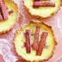 Rhubarb & custard tarts