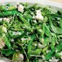 Rice and mixed pea salad