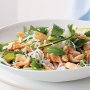 Rice noodle salad with smoked trout