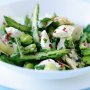 Ricotta, asparagus & broad bean salad