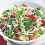Risoni salad with tomatoes, basil and rocket