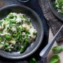 Risotto with asparagus