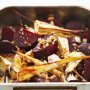 Roast beetroot and parsnip with walnuts